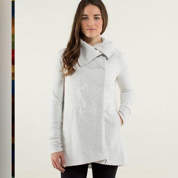 lululemon athletica Jackets & Blazers - Lululemon Gratitude Snap Wrap Drawstring Jacket